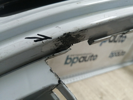 BA000257; Бампер передний, S-line; без паркт.; под омыват. (8R0 807 437 AC) для Audi Q5 I рест. (2012-2017)/БУ; Оригинал; Р1, Мелкий дефект; 