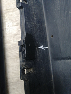 AA045789; Бампер передний; без паркт.; под омыват. (5M0807221N) для Volkswagen Golf Plus II (2009-2014)/БУ; Оригинал; Р2, Удовлетворительное; 