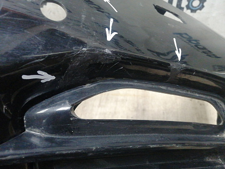 BA000241; Бампер передний; под паркт.; под омыват. (62022-4HD0H) для Infiniti Q50 (2013-2017)/БУ; Оригинал; Р2, Удовлетворительное; 