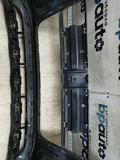 AA045517; Бампер передний; под паркт.; под омыват. (4L0 807 437 H) для Audi Q7 I рест. (2010-2015)/БУ; Оригинал; Р1, Мелкий дефект; 