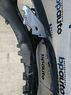 AA045729; Бампер передний; без паркт.; под омыват. (EH44-50031) для Mazda CX-7 I рест. (2009-2012)/БУ; Оригинал; Р1, Мелкий дефект; 