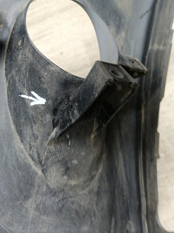 AA045931; Бампер передний; без паркт.; без омыват. (52119-02A90) для Toyota Auris I рест. (2010- 2013)/БУ; Оригинал; Р1, Мелкий дефект; 