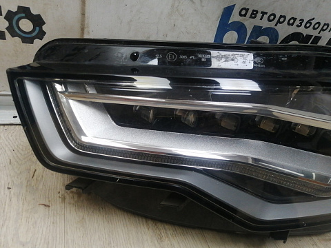 Фотография детали AA000207; Фара левая, светодиодная (4G0 941 033) для Audi A6 C7/БУ; Оригинал; Р2, Удовлетворительное; . Фото номер 4