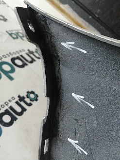 BA000150; Бампер передний; без паркт.; без омыват. (86511-3S500) для Hyundai Sonata VI (YF) (2010-2014)/БУ; Оригинал; Р1, Мелкий дефект; 