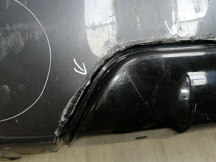 AA045116; Бампер задний; без паркт. (85022-5X00H) для Nissan Pathfinder III рест. (2010-2014)/БУ; Оригинал; Р2, Удовлетворительное; 