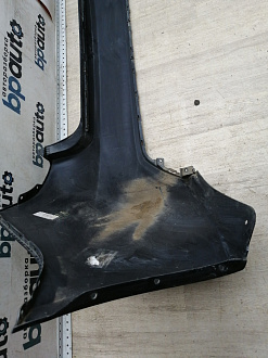 AA046116; Бампер задний; без паркт. (86611-4Y000) для Kia Rio III Sedan (2011- 2015)/БУ; Оригинал; Р1, Мелкий дефект; 