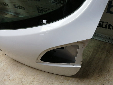 AA045283; Крышка багажника (BBY1-6202X) для Mazda 3 BL/БУ; Оригинал; Р0, Хорошее; (34K) Белый перламутр