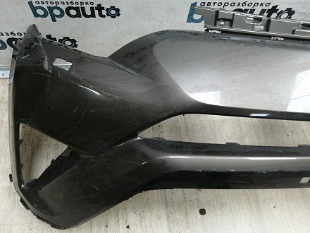 AA044796; Бампер передний; без паркт.; под омыват. (52119-0R180) для Toyota Rav4 40 рест. (2015 — 2019)/БУ; Оригинал; Р1, Мелкий дефект; 