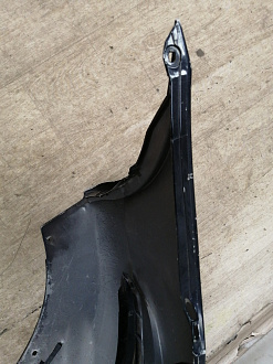 AA039657; Бампер передний; без паркт.; без омыват. (1Z0 807 221 M) для Skoda Octavia/БУ; Оригинал; Р1, Мелкий дефект; 