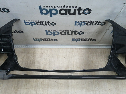 AA045596; Бампер передний; под паркт.; под омыват. (8K0 807 437 AC) для Audi A4 B8/БУ; Оригинал; Р1, Мелкий дефект; 