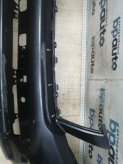 AA046003; Бампер передний; под паркт.; под омыват. (52119-60E01) для Toyota Land Cruiser Prado 150 (2010 — 2013)/БУ; Оригинал; Р1, Мелкий дефект; 