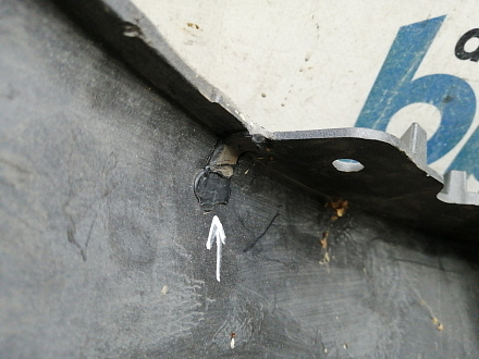 AA023248; Бампер задний; под паркт. (86611-C5000) для Kia Sorento III Prime (2014- 2017)/БУ; Оригинал; Р2, Удовлетворительное; 