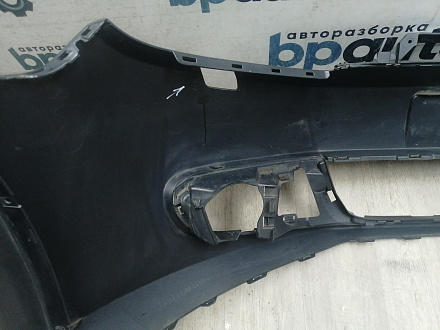 AA045976; Бампер передний; без паркт.; под омыват. (5K0807221) для Volkswagen Golf/БУ; Оригинал; Р1, Мелкий дефект; 