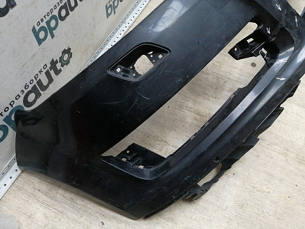 AA045533; Бампер передний; под паркт.; под омыват. (4L0 807 437 H) для Audi Q7 I рест. (2010-2015)/БУ; Оригинал; Р1, Мелкий дефект; 