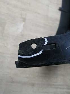 AA045781; Бампер передний, AMG; под паркт.; под омыват. (A1668854425) для Mercedes-Benz M-klasse III (W166) (2011-2015)/БУ; Оригинал; Р1, Мелкий дефект; 