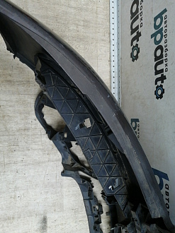 AA045529; Бампер передний; под паркт.; под омыват. (4L0 807 437 H) для Audi Q7 I рест. (2010-2015)/БУ; Оригинал; Р1, Мелкий дефект; 