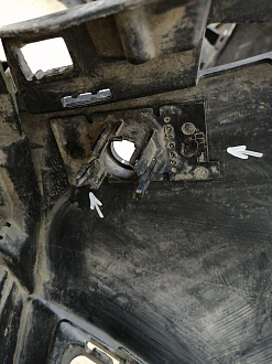 AA032665; Бампер передний; под паркт.; под омыват. (5NR807221) для Volkswagen Tiguan II (2016- 2020)/БУ; Оригинал; Р1, Мелкий дефект; 