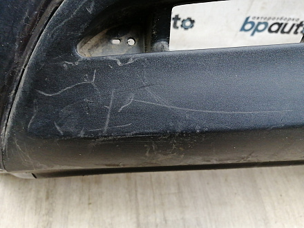 AA046110; Бампер задний; без паркт. (86611-4Y000) для Kia Rio III Sedan (2011- 2015)/БУ; Оригинал; Р1, Мелкий дефект; 