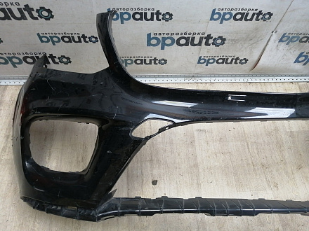 AA046095; Бампер передний; под паркт.; без омыват. (A1668851800) для Mercedes-Benz GLS-klasse I (X166) (2015-2019)/БУ; Оригинал; Р1, Мелкий дефект; 