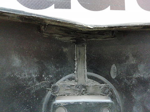 Фотография детали AA001762; Бампер передний; под паркт.; под омыват. (A1768850025) для Mercedes-Benz A-klasse III (W176) (2012-2015)/БУ; Оригинал; Р1, Мелкий дефект; . Фото номер 7