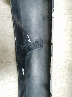 AA045304; Бампер передний; без паркт.; без омыват. (9676285080A) для Citroen C4 II HB (2011-2016)/БУ; Оригинал; Р2, Удовлетворительное; 