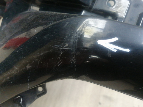 Фотография детали AA046201; Бампер передний; без паркт.; без омыват. (52119-0KM60) для Toyota Fortuner II рест. (2020- н.в.)/БУ; Оригинал; Р1, Мелкий дефект; . Фото номер 6