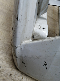 BA000158; Бампер передний; под паркт.; под омыват. (8K0 807 437 AC) для Audi A4 B8/БУ; Оригинал; Р2, Удовлетворительное; 