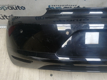 AA046042; Бампер задний; под паркт. (1K8807421M) для Volkswagen Scirocco (2009 - 2014)/БУ; Оригинал; Р1, Мелкий дефект; 
