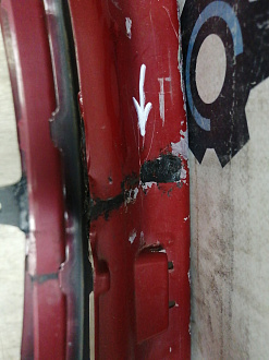 AA046086; Бампер передний; под паркт.; под омыват. (52119-33610) для Lexus ES V рест. (2009- 2012)/БУ; Оригинал; Р1, Мелкий дефект; 