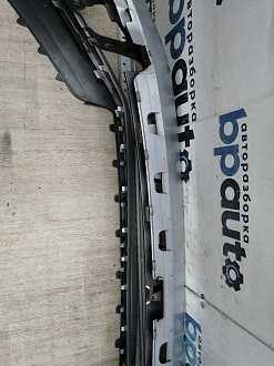 AA045687; Бампер передний; под паркт.; под омыват. (5СU807221A) для Volkswagen Jetta VI рест. (2015-2018)/БУ; Оригинал; Р1, Мелкий дефект; 