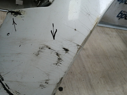 AA046138; Бампер передний, AMG; под паркт.; под омыват. (A1668856425) для Mercedes-Benz GL-klasse II (X166) (2012-2016)/БУ; Оригинал; Р2, Удовлетворительное; 