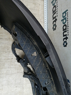 AA045517; Бампер передний; под паркт.; под омыват. (4L0 807 437 H) для Audi Q7 I рест. (2010-2015)/БУ; Оригинал; Р1, Мелкий дефект; 