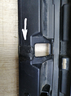 AA046306; Бампер передний; под паркт.; под омыват. (52119-48590) для Lexus RX IV рест. (2019 — 2022)/БУ; Оригинал; Р1, Мелкий дефект; 