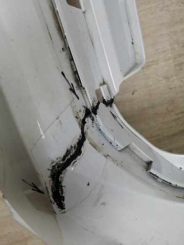 Фотография детали BA000278; Бампер передний; под паркт.; без омыват. (7105004DRS0400) для GAC GS8 II (2021-2026)/БУ; Оригинал; Р1, Мелкий дефект; . Фото номер 7