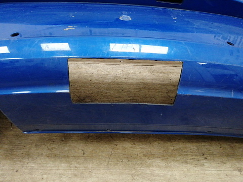 Фотография детали AA029035; Бампер задний; под паркт. (1P0 807 421 D) для Seat Leon II рест. (2009-2012)/БУ; Оригинал; Р1, Мелкий дефект; . Фото номер 5