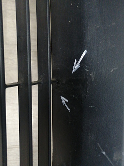 AA046000; Юбка переднего бампера (52129-0E010) для Toyota Highlander III (2014 — 2016)/БУ; Оригинал; Р2, Удовлетворительное; 