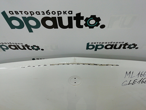 Фотография детали AA001981; Капот (A1668800057) для Mercedes-Benz M-klasse III (W166) (2011-2015)/БУ; Оригинал; Р2, Удовлетворительное; . Фото номер 5