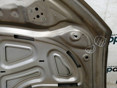 Фотография детали AA028324; Капот (4G8823029B) для Audi A7 I Sportback (2010-2014)/БУ; Оригинал; Р3, Под восстановление; . Фото номер 16