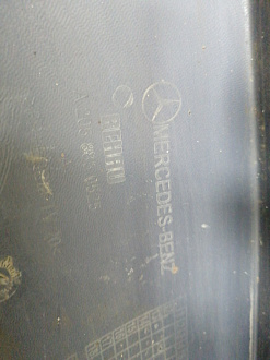 AA046175; Бампер передний; под паркт.; без омыват. (A2058850525) для Mercedes-Benz C-klasse IV (W205) (2014-2018)/БУ; Оригинал; Р1, Мелкий дефект; 