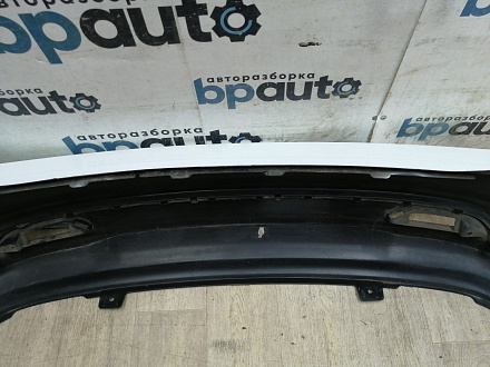 AA046111; Бампер задний; без паркт. (86611-4Y000) для Kia Rio III Sedan (2011- 2015)/БУ; Оригинал; Р1, Мелкий дефект; 