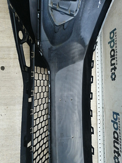 AA045684; Бампер передний, Track-Field; без паркт.; под омыват. (5N0807221T) для Volkswagen Tiguan I рест. (2011- 2016)/БУ; Оригинал; Р1, Мелкий дефект; 