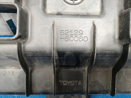 AA036177; Защита переднего бампера центральная, пыльник (52129-60060) для Toyota Land Cruiser Prado 150 рест.2 (2017- 2020)/БУ; Оригинал; Р0, Хорошее; 