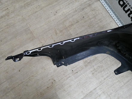 AA045384; Бампер задний, под накладку; под паркт. (85022-1LA0H) для Infiniti QX80 I рест. (2014-2017)/БУ; Оригинал; Р1, Мелкий дефект; 