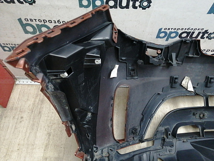 AA045867; Бампер передний; под паркт.; под омыват. (HY32-17F003-AAW) для Land Rover Discovery V L462 (2017 - 2020)/БУ; Оригинал; Р1, Мелкий дефект; 