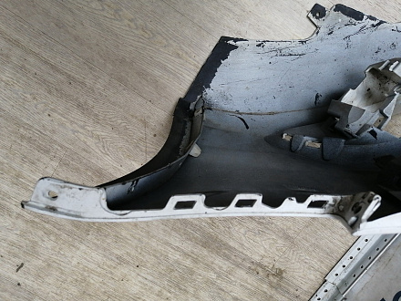 AA045627; Бампер передний; под паркт.; под омыват. (4G0 807 437) для Audi A6 C7/БУ; Оригинал; Р1, Мелкий дефект; 