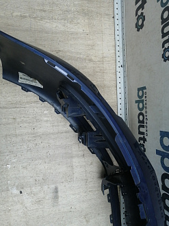 AA045789; Бампер передний; без паркт.; под омыват. (5M0807221N) для Volkswagen Golf Plus II (2009-2014)/БУ; Оригинал; Р2, Удовлетворительное; 