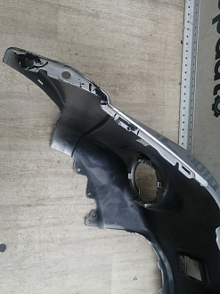 AA045778; Бампер передний; без паркт.; под омыват. (52119-42730) для Toyota Rav4 30 рест. V 2.4 (2009 - 2010)/БУ; Оригинал; Р1, Мелкий дефект; 