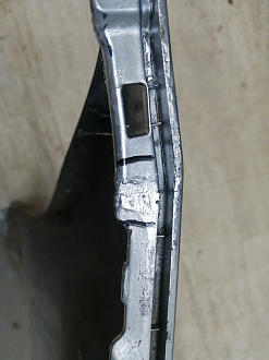 AA045610; Бампер задний; без паркт. (86611-4L000) для Hyundai/БУ; Оригинал; Р1, Мелкий дефект; 