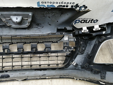 AA044864; Бампер передний; без паркт.; под омыват. (9674576177) для Peugeot 308 I рест. (2011-2015)/БУ; Оригинал; Р1, Мелкий дефект; 