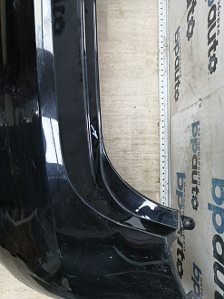 AA046116; Бампер задний; без паркт. (86611-4Y000) для Kia Rio III Sedan (2011- 2015)/БУ; Оригинал; Р1, Мелкий дефект; 